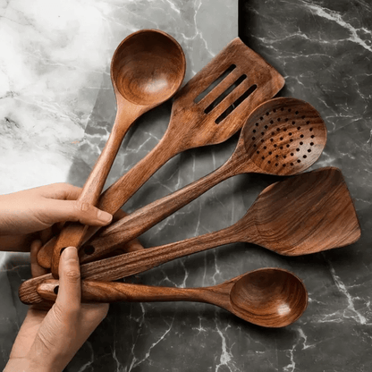 NatureChef™ Premium Wooden Utensils